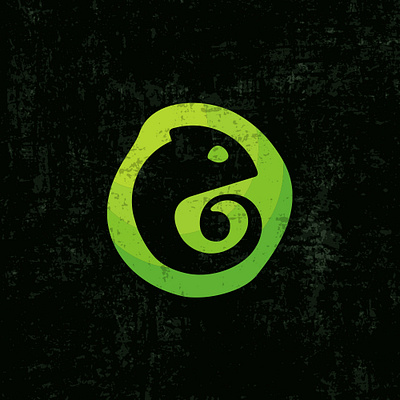 Chameleon - Logo Template brand design chameleon chameleon logo gecko green iguana lizard logotype nature silhouette simple