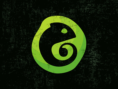 Chameleon - Logo Template brand design chameleon chameleon logo gecko green iguana lizard logotype nature silhouette simple