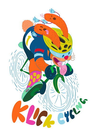 Klick Cycling Illustration ux