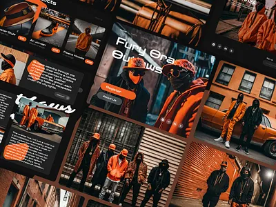 Fashion Web Design design ui ux