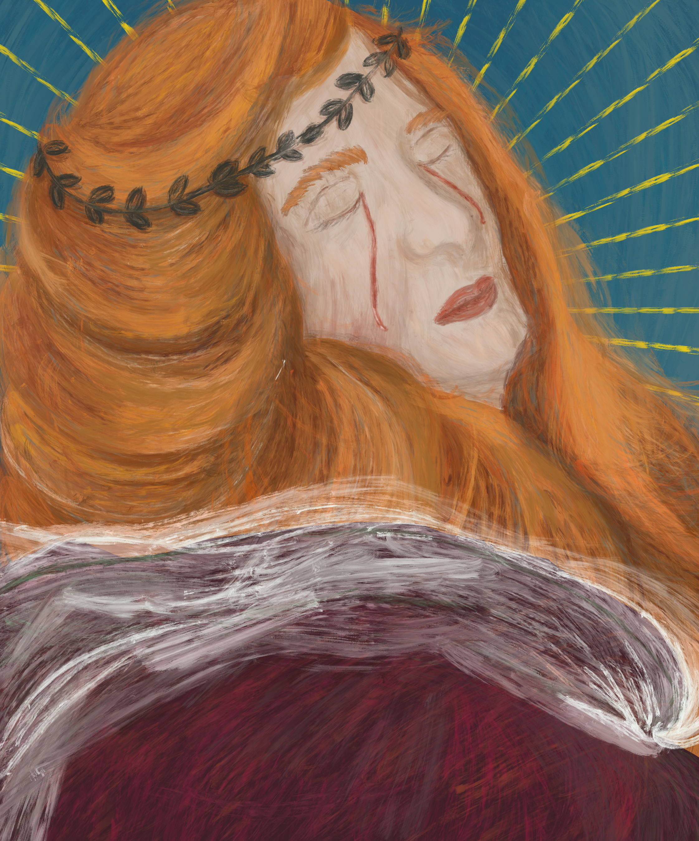Cassandra by Florence + the Machine cassandra design florence the machine illustrated illustration procreate