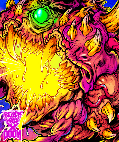 DOOM: CACODEMON Alt Color Crop doom monster sci fi video game