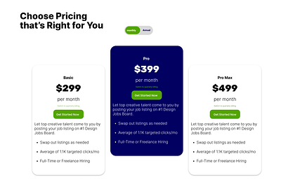 Dailyui 030 Pricing ui