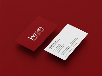 Business Card Design for Keller Williams Realty Sales Associate adobe illustrator adobe photoshop brand identity branding business card business card design clean graphic design minimal minimalist modern print design stationery stationery design