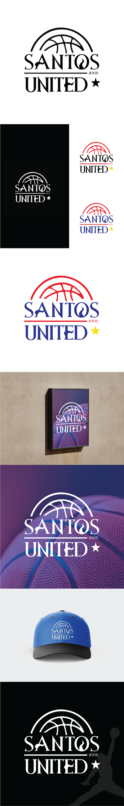 Santos United. branding design graphic design illustration logo typography vector