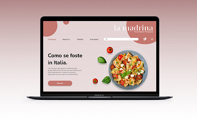 La Madrina - Gourmet Italian Food e-commerce shop branding e commerce italian ui ux