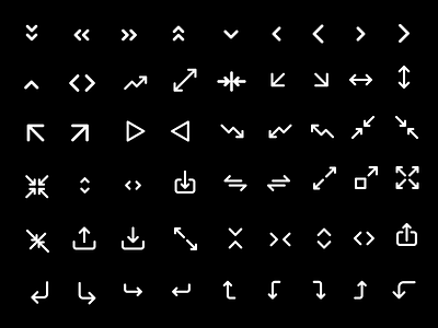 Arrow Icon pack adobe aftereffects animation arrow branding design flat graphic design icon icons illustration logo minimal motion motion graphics ui