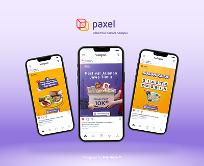 Social Media Post Design (Paxel) branding graphic design social media design