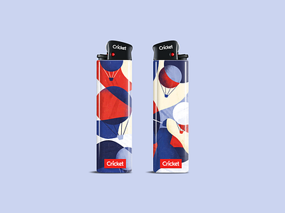 Cricket Lighter illustration illustration lighter illustration packaging illustration product illustration
