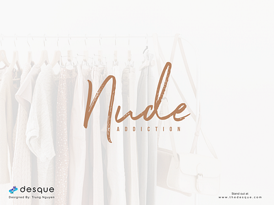Logo Design - Nude Addiction brand design branding clothing logo logo design nude visual identity