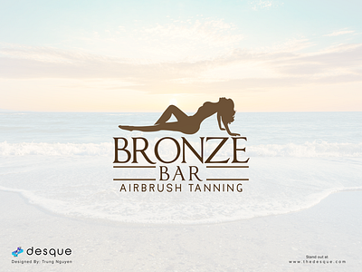 Logo Design - Bronze Bar brand design branding logo logo design tan salon tanning visual identity