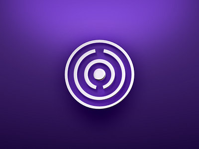 Pro 3d 3d render badge design digital art digital illustration graphic design purple