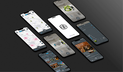 Citydrops - An augmented reality app ar branding ui user flow ux