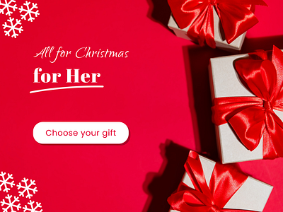 Christmas gift for her banner banner christmas christmas banner christmas gift graphic design