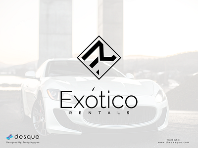 Logo Design - Exotico Rentals brand design branding exotic logo logo design rental visual identity