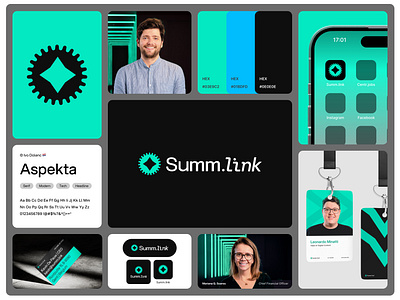 Summ.link Brand brand identity branding company design graphic design idv illustration images logo logo tech photo tech company vector visual identity