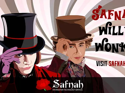 SAFNAH WILLY WONKA OLD & NEW best company best company in iraq graphic design information technology iraq jonny logo animation logo design motion graphic movie poster safnah safnah.com video web banner web design web develop web hosting website willy wonka