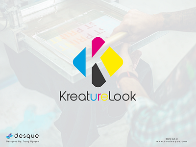Logo Design - Kreature Look apparel brand design branding logo logo design print shirt visual identity