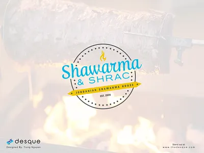 Logo Design - Shawardma & Shrac brand design branding logo logo design restaurant shawarma visual identity