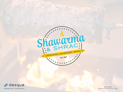 Logo Design - Shawardma & Shrac brand design branding logo logo design restaurant shawarma visual identity