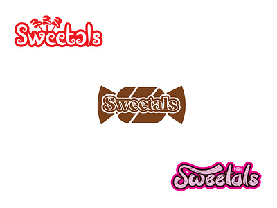 Logo Design (Sweetals) branding design graphic design illustration logo logos logotype text typography vector