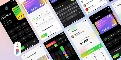 Banking App 3d branding ui