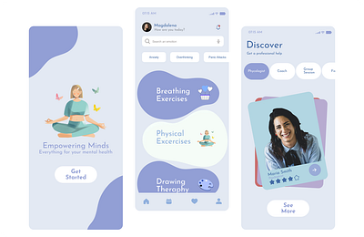 Mental Health App mentalhealth uiux ui