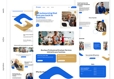 Syndeo HRO animation interaction design ui ux web design web development
