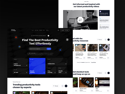 Web UI black branding clean design landing page landing ui marketing product product design saas typography ui ui ux uidino uidinoagency user experience ux web design website website header