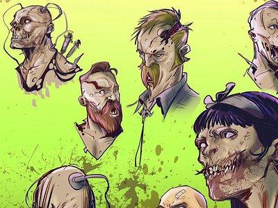 MONSTER/ HORROR 3d design graphic design horror illustration monster illustrations vector
