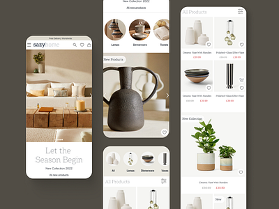 Sazy Home design graphic design sazyhome ui ux web design