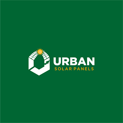 Urban Solar Panel Logo design branding graphic design logo logo design