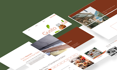 Italian Restaurant Website italian restaurant menu restaurant menu restaurant website ui ux