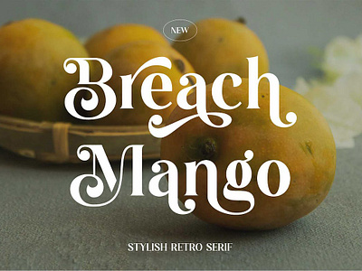 Breach Mango Font branding calligraphy design display font graphic design hand drawn hand lettering handlettering handwritten illustration lettering logo minimal sans serif script type typeface typography vector