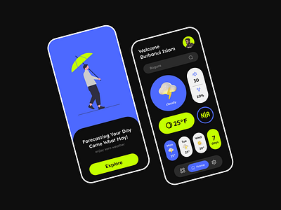 Weather App UI Design air jordan app app design design ui weather weather app web design
