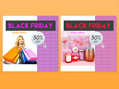 Instagram ad for Black Friday sales. Special gift kits black friday design digital design facebook ad graphic design instagram ad instagram post meta pink purple red shopping social media ad social media creatives social media design