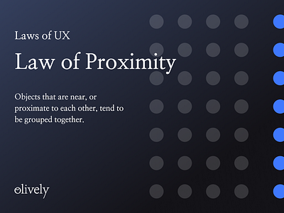 Law of Proximity - Laws of UX des design gestalt graphic design hci laws of ux product design psychology ui ui ux user experience user experience design user interface user interface design ux ux ui webdesign website