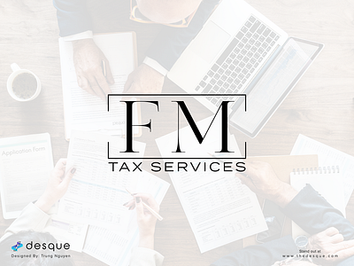 Logo Design - FM Tax Services bookkeeping brand design branding finance logo logo design tax visual identity
