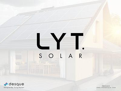 Logo Design - Lyt Solar brand design branding install logo logo design sell solar solar panel visual identity