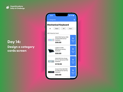 Day 14: Design a category cards screen category screen daily ui 14 daily ui challenge dailyui design design a category screen hype4academy mobile design mobile ui mobile uxui mobile ui ui ui challenge ui daily challenge ux
