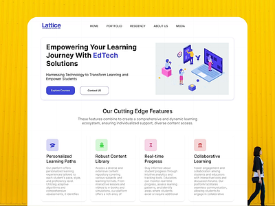 Lattice Web UI Concept desktop uiux userinterface web webdesign webui