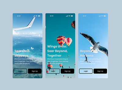 Flight Booking App. air app branding design fly graphic design ui uiux