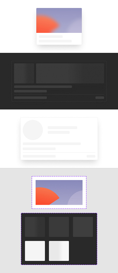 Loading State Placeholder from Component Collector card component figma loading odw ui