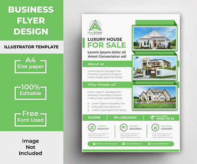 Creative corporate and real estate A4 flyer ads brochure printed ads ads design canva canva ads design canva design design graphic graphic design illustration ui