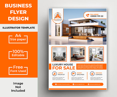 Creative corporate and real estate A4 flyer ads brochure printed ads ads design canva canva ads design canva design design graphic graphic design illustration ui