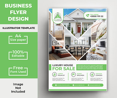 Creative corporate and real estate A4 flyer ads brochure printed ads ads design canva canva ads design canva design design graphic graphic design illustration ui