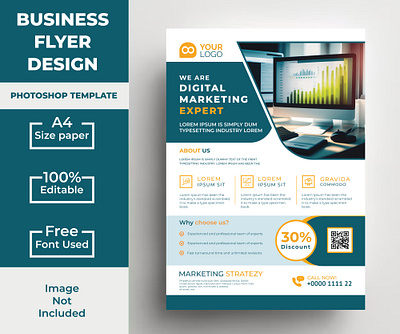 Creative corporate A4 flyer ads brochure printed design ads ads design canva canva ads design canva design design graphic graphic design illustration ui