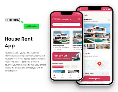 House Rent App design illustration logo ui web website