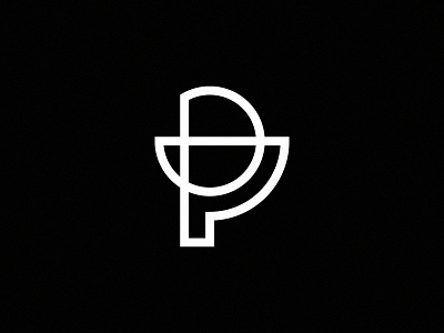 Letter P & Chart Logo branding chart logo creative logo financial logo letter logo logo logo marks logoground modern logo p professional logo