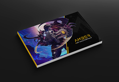 Amber Art Portfolio Design branding graphic design layout